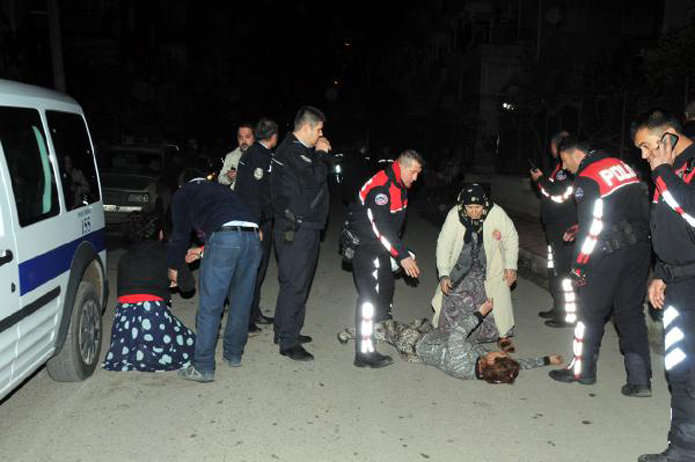 Kızgın damat dehşet saçtı