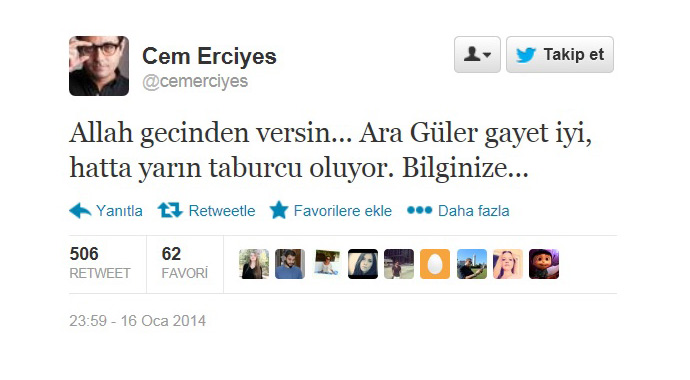 Ara Güler öldü haberi Twitter'ı sallıyor