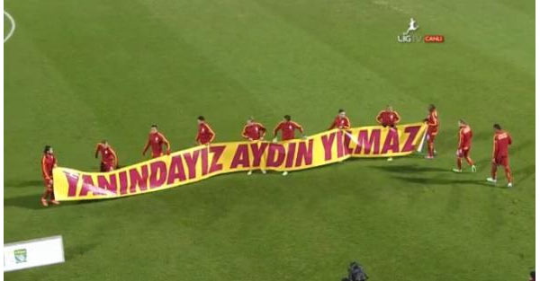 Galatasaraylı futbolculardan Aydın'a destek!