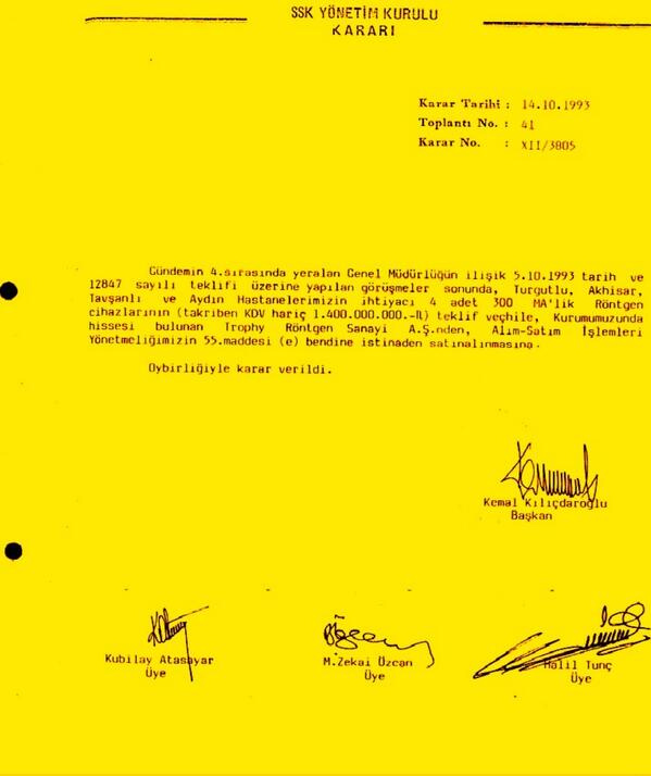 Melih Gökçek'ten Kılıçdaroğlu'na belgeli gönderme