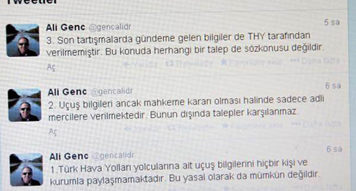 THY'den flaş Zekeriya Öz açıklaması
