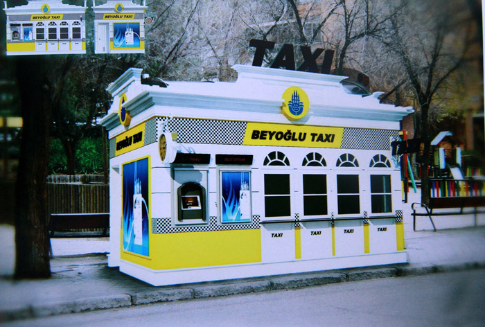 Taksi durakları göz kamaştıracak