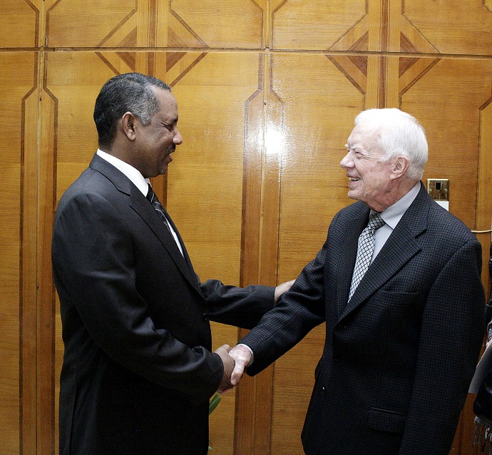Eski ABD Başkanı Jimmy Carter, Sudan'ı ziyaret etti