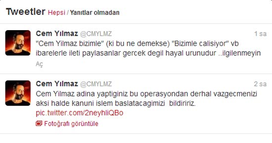 Cem Yılmaz sert çıktı