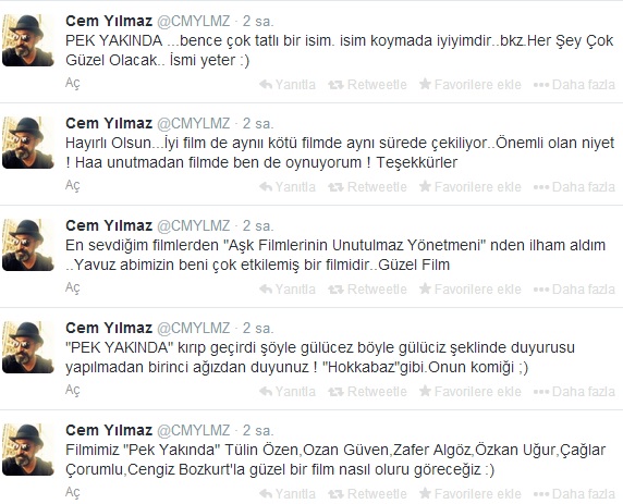 Ünlü komedyen Cem Yılmaz yeni filminin adını açıkladı