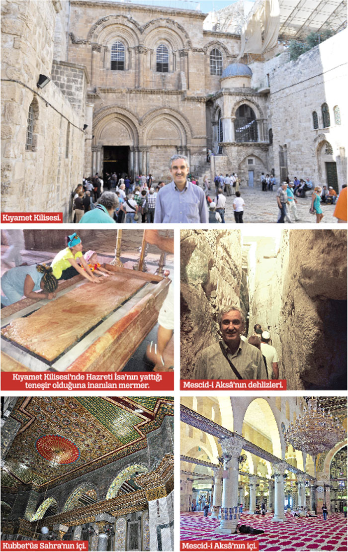 Mukaddes şehrin her köşesinde bir  hatıra...