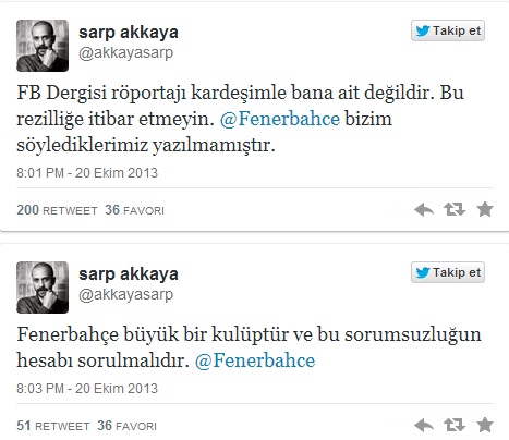 Sarp Akkaya'dan sert yalanlama