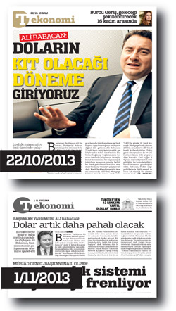 Dolar yeniden 2 TL, Babacan uyarmıştı