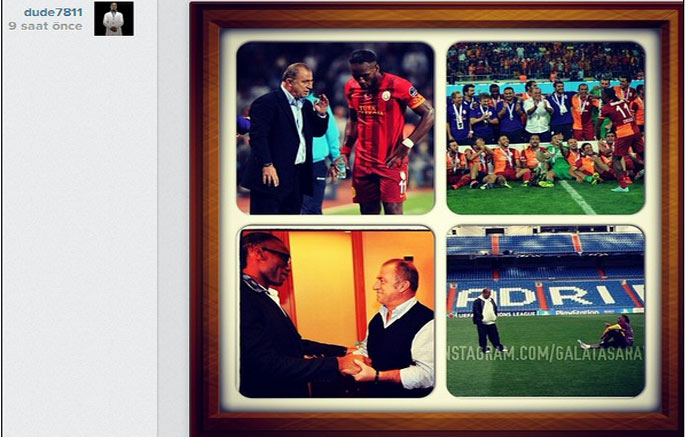 Sıra Drogba'da, Terim'e veda