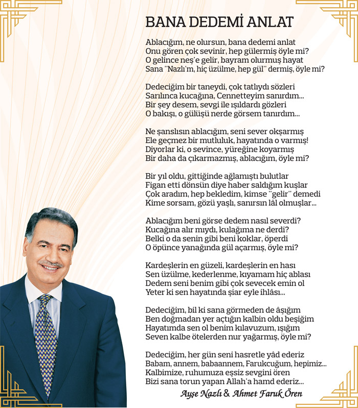 'Gözyaşıyla suyunu yükseltip yüzdürdüğün gemi emin ellerde'