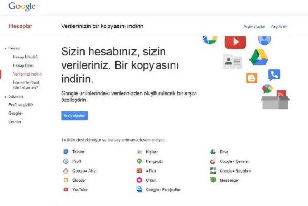 Gmail bilgilerinizi nasıl bilgisayara indirirsiniz?