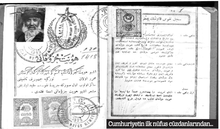 Bizde nüfus kayıtları...