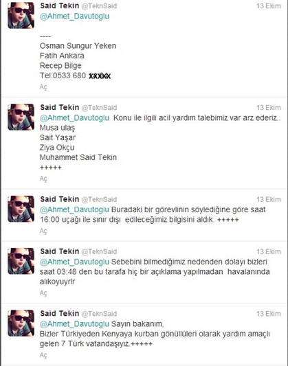 Davutoğlu'na gizlice tweet atıp, kurtuldular