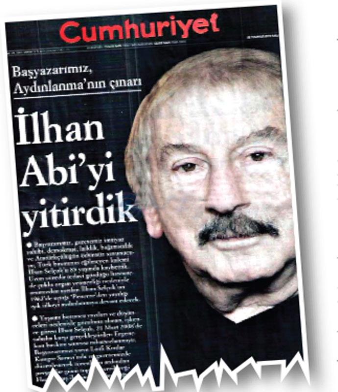 Son haber, en zor haber…'Başyazar ölür bir acı manşet olur'