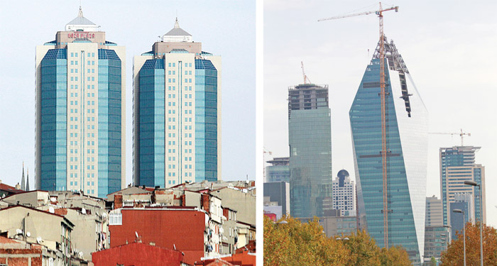 Yerli kuleler artıyor tarihi silüet kayboluyor, Yükselen İstanbul