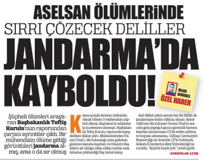 Jandarma mahkemeye 'YOK' dedi