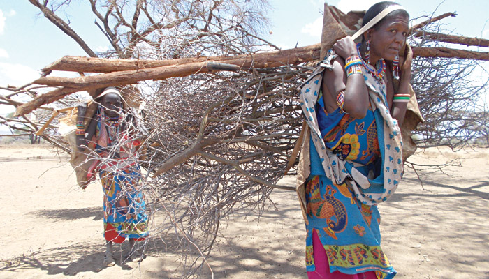 Çileyi çeken daima kadın, Kenya ve Masai kabilesi