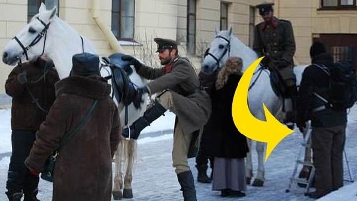 Kıvanç Tatlıtuğ'un şaşırtan at binme sahnesi