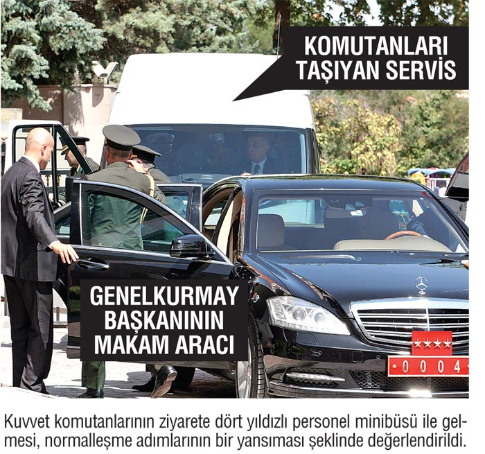 Dört yıldızlı paşa servisi