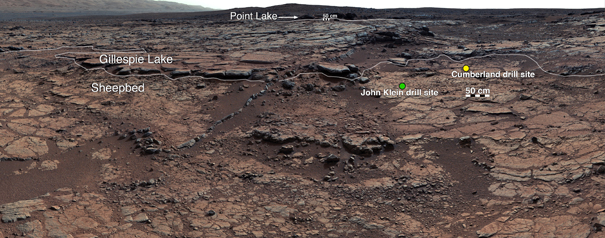 Mars'ta tatlı su gölü bulundu