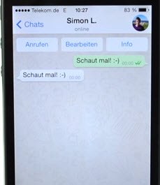 iOS 7 uyumlu Whatsapp ortaya çıktı