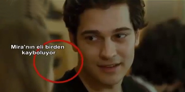 Medcezir dizisinde güldüren hata!