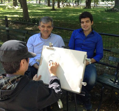 Cumhurbaşkanı Abdullah Gül ve oğlunun New York gezisi