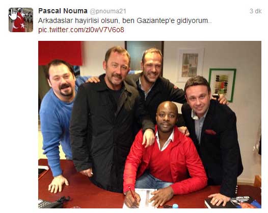 Pascal Nouma, Gaziantepspor'a gidiyor