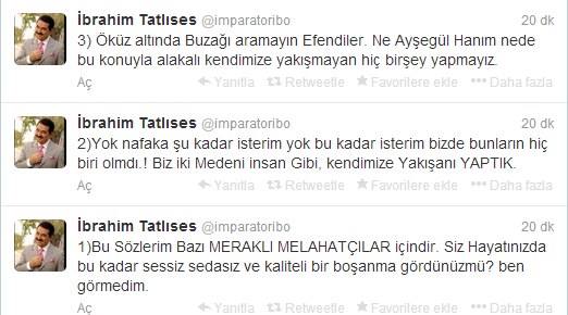 İbrahim Tatlıses, 'Bu sözlerim meraklı melahatçılara'