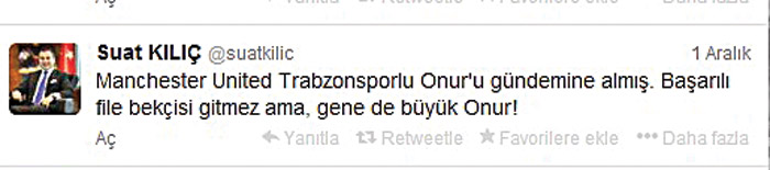 Onur'a dev talip
