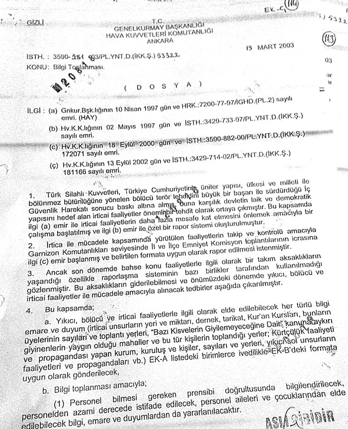 28 Şubat bitmemiş, işte belgesi