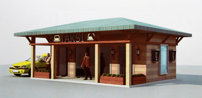 Taksi durakları göz kamaştıracak