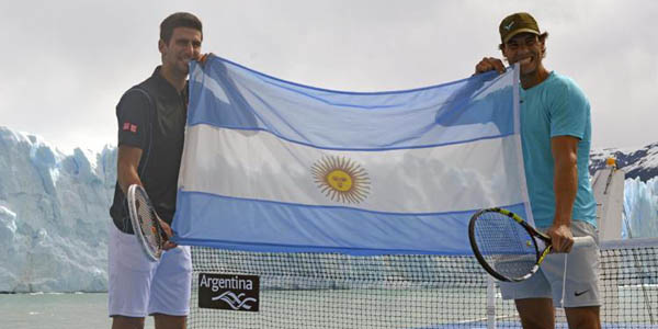 Nadal ve Djokoviç buzullarda