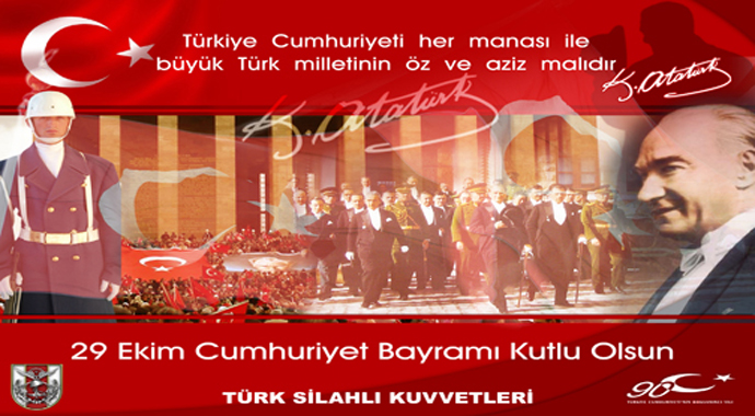 TSK Cumhuriyet Bayramı için iki farklı afiş hazrıladı