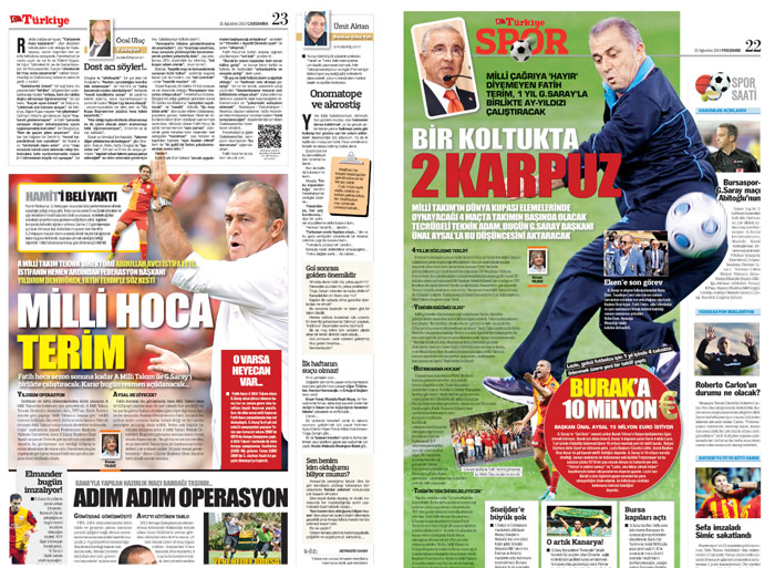 Fatih Terim, 'Hedef 2014'ün ötesinde'