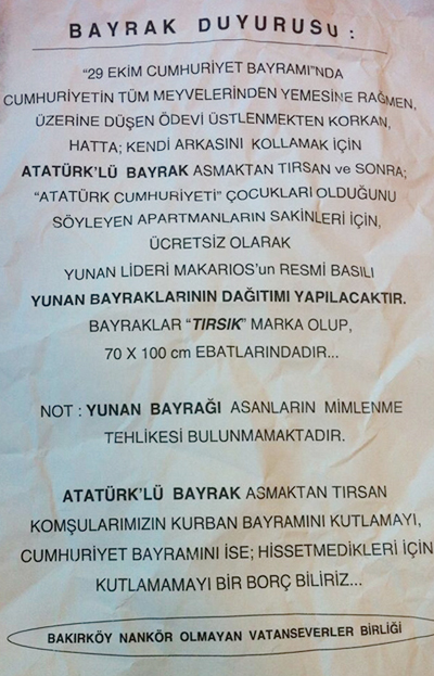 Hele bi de bana, senin bir ulusal egemenlikten beklentin nedir?