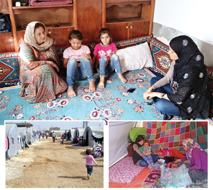 Bomba sesleri, şarapnel parçaları, taşlar ve gaz bombası arasında...
