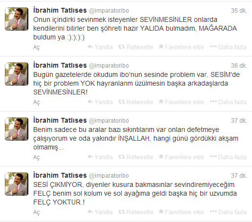 İbrahim Tatlıses'ten Gökhan Tepe'ye sert gönderme!
