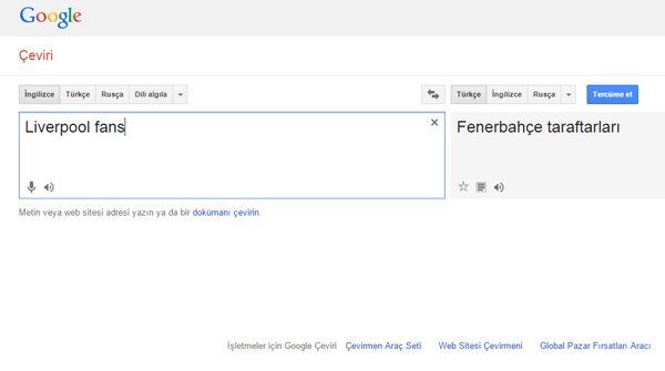 Google'dan Fenerbahçe'yi şok eden hata