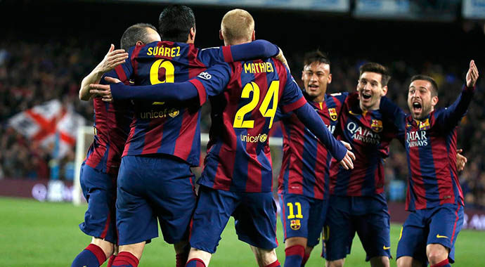 Barcelona, Real'i sahadan sildi