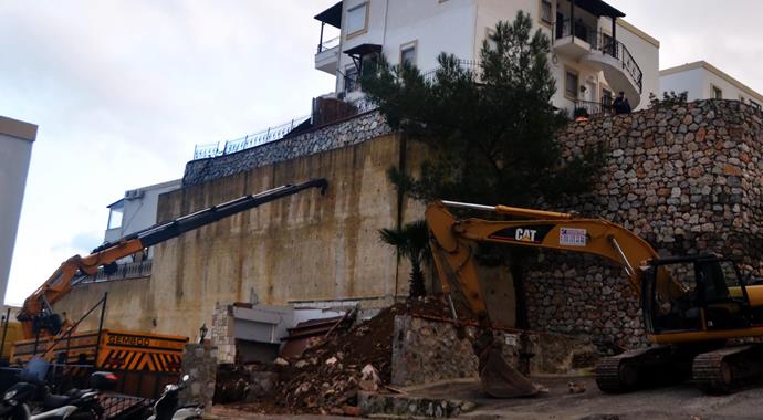 Bodrum'da faciadan dönüldü