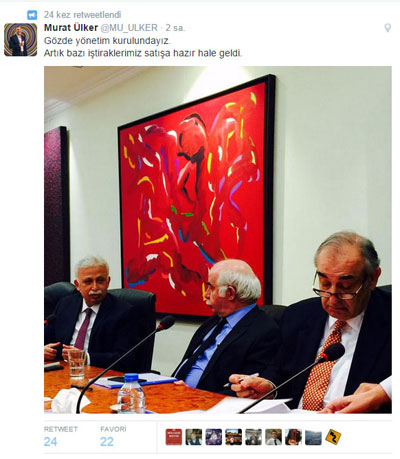 Ülker'den bomba tweet