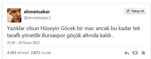 Ahmet Çakar'dan Fenerbahçe maçı sonrası olay mesaj!