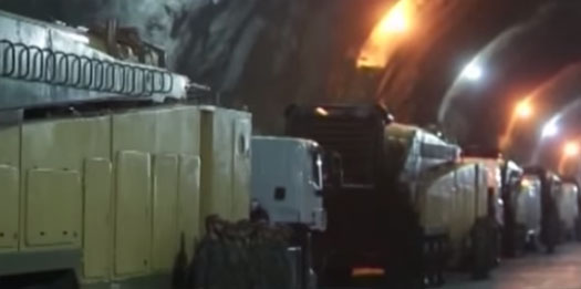 İran'ın gizli füze üssünden görüntüler