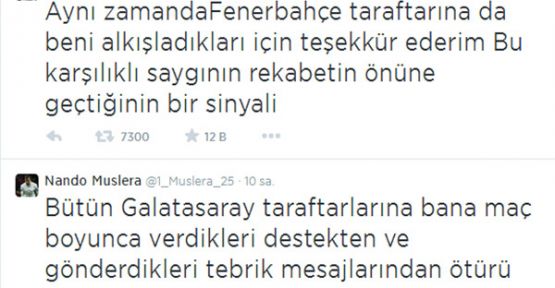 Muslera'dan anlamlı tweet