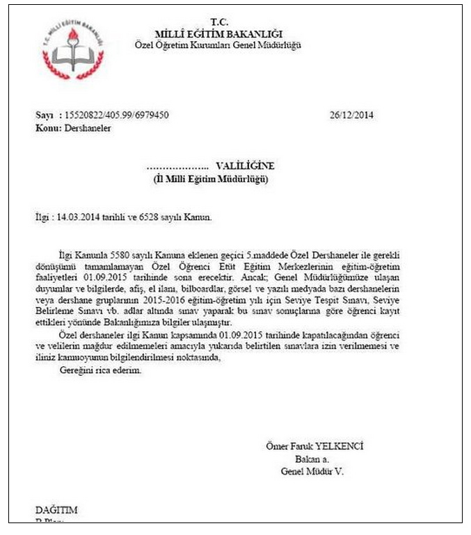 Veliler dikkat! Bakanlık tüm illere yazı gönderdi...