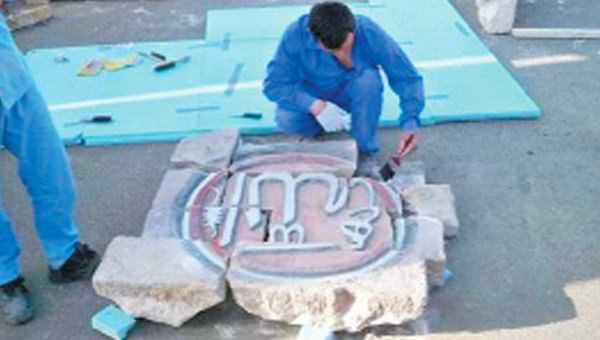 Kabe'deki Osmanlı revakları monte edildi