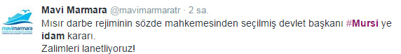 'Bir Mursi 'ölür', Bin Mursi doğar!'