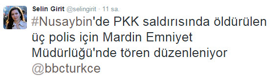 Türkiye düşmanı BBC Selin şehide 'şehit' diyemedi