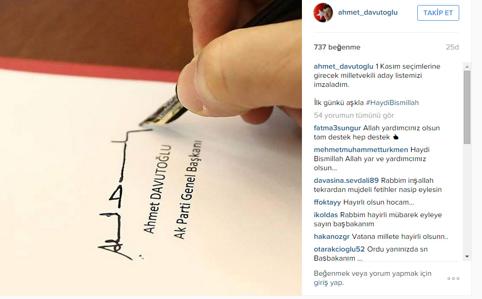 Davutoğlu'ndan bir ilk! İlk kez paylaştı